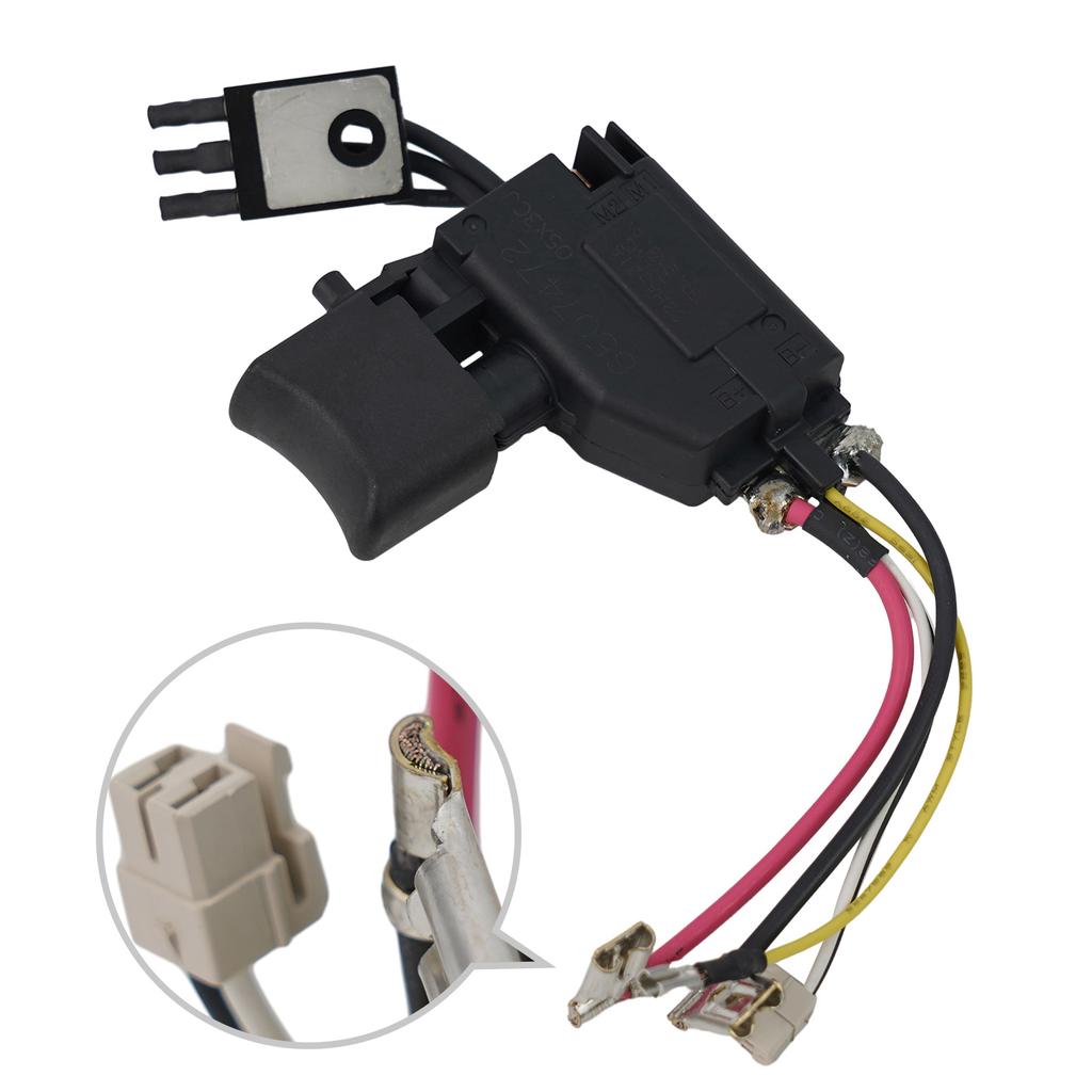 Electronic Switch Switch 1pc 24V DC For DDF446 DDF456 For DHP446 BHP456 BDF456 For Electric Drills Metal Plastic
