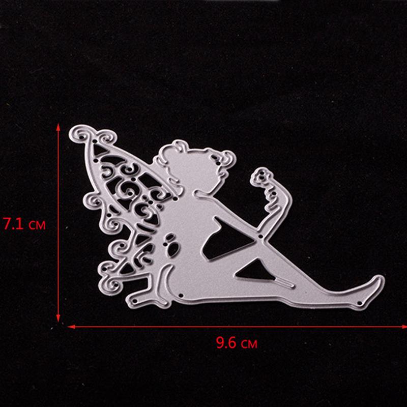 

DC-272 Альбом для вырезок DIY из углеродистой стали с тиснением и травлением штамп Эльф серебряный