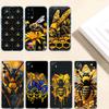 IK7 Art Bees Cartoon Phone Case for Motorola Moto G10 G20 G30 G31 G32 G34 G35 G41 G42 G50 G51 G52 G55 G60 G60S G62 G71 G72 G75