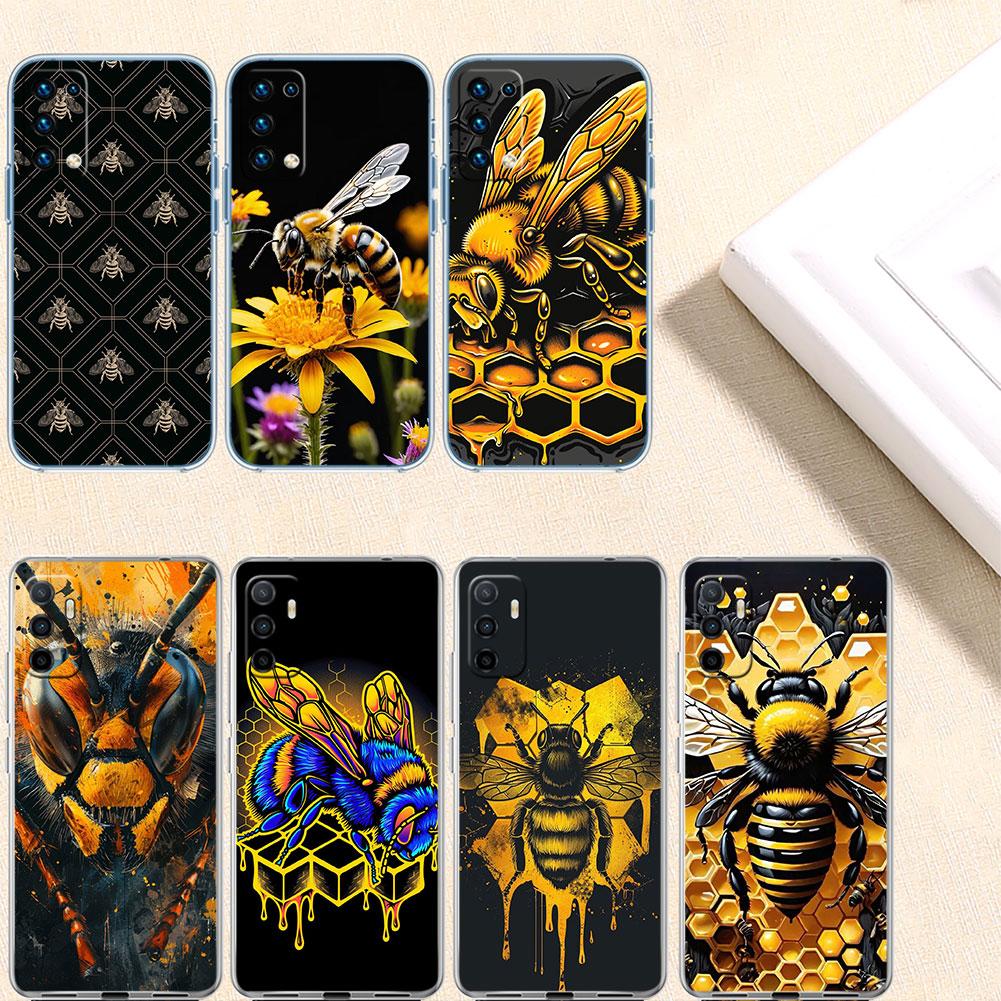IK7 Art Bees Cartoon Phone Case for Motorola Moto G10 G20 G30 G31 G32 G34 G35 G41 G42 G50 G51 G52 G55 G60 G60S G62 G71 G72 G75
