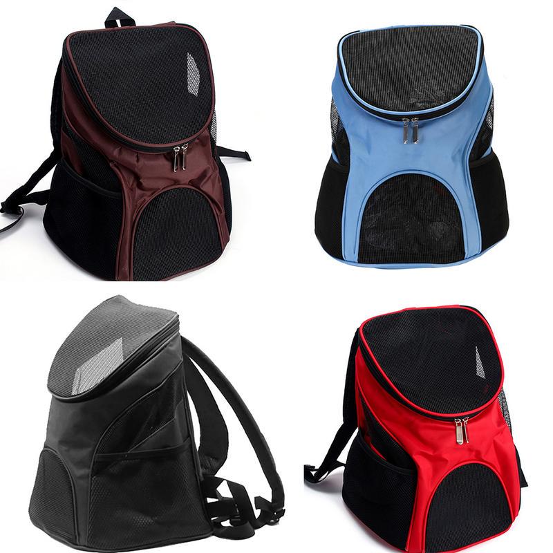 Buy Portable Pet Dog Cat Puppy Travel Double Shoulder Backpacks Sport Travel Outdoor Pet Carrier