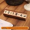 Wooden Weekday Desk Calendar Ornament
