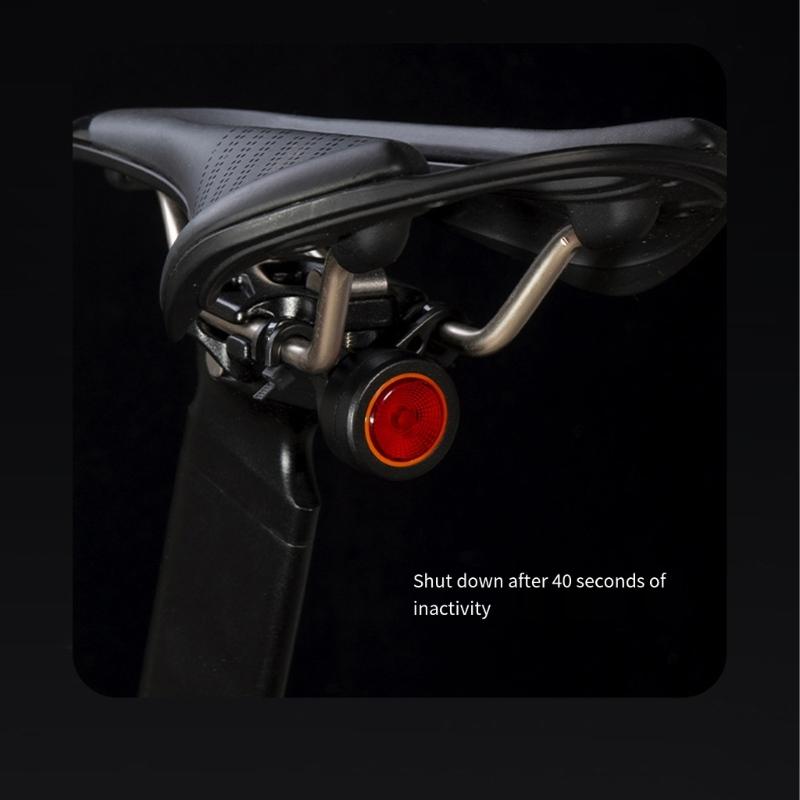 Intelligent Bikes Tail Light Sensing Bicycles Rear Light Led Warning Flashlight Waterproof Bicycles Back Light