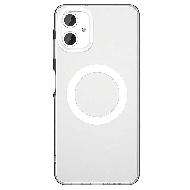 Per Samsung Galaxy A06 Custodia per Telefono in TPU Antiurto Opaca Traslucida Per Samsung Galaxy A06 per Magsafe Ricarica Wireless Cover Posteriore