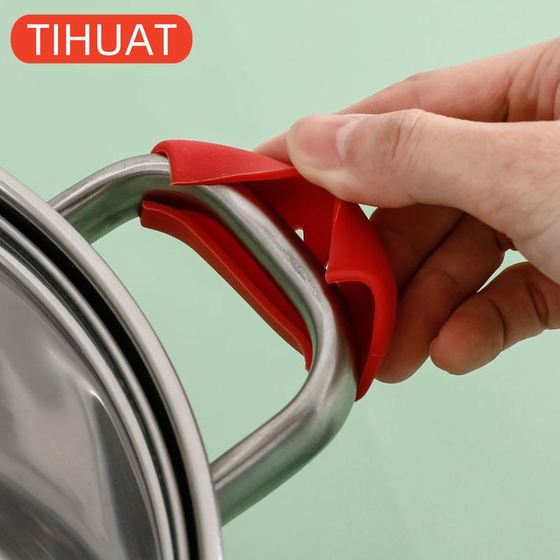2pcs Silicone Heat Insulated Pot Holders