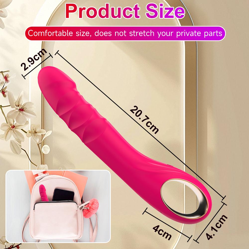 Dildo Thrusting Vibrator G pot Clitoral Anal Stimulator with 10 Thrusting Vibrating Modes Adult Sex Toy for Women Couples