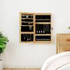 VidaXL Jewelry Cabinet with Mirror and LED Lighting Wall-Mounted 353240