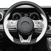 Car Steering Wheel Cover for Mercedes-Benz S-Class W222 GLC A-Class W177 C-Class W205 E-Class W213 DIY Hand Stitched Leather