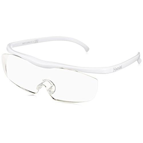 Hazuki Loupe Large 1.85x Clear Lens White
