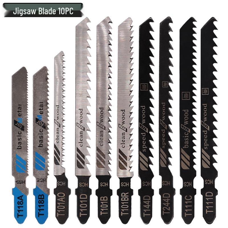 

Набор пильных полотен для сабельной пилы, изогнутых и прямых, для дерева и алюминия 10-piece set (all different) [plastic box]