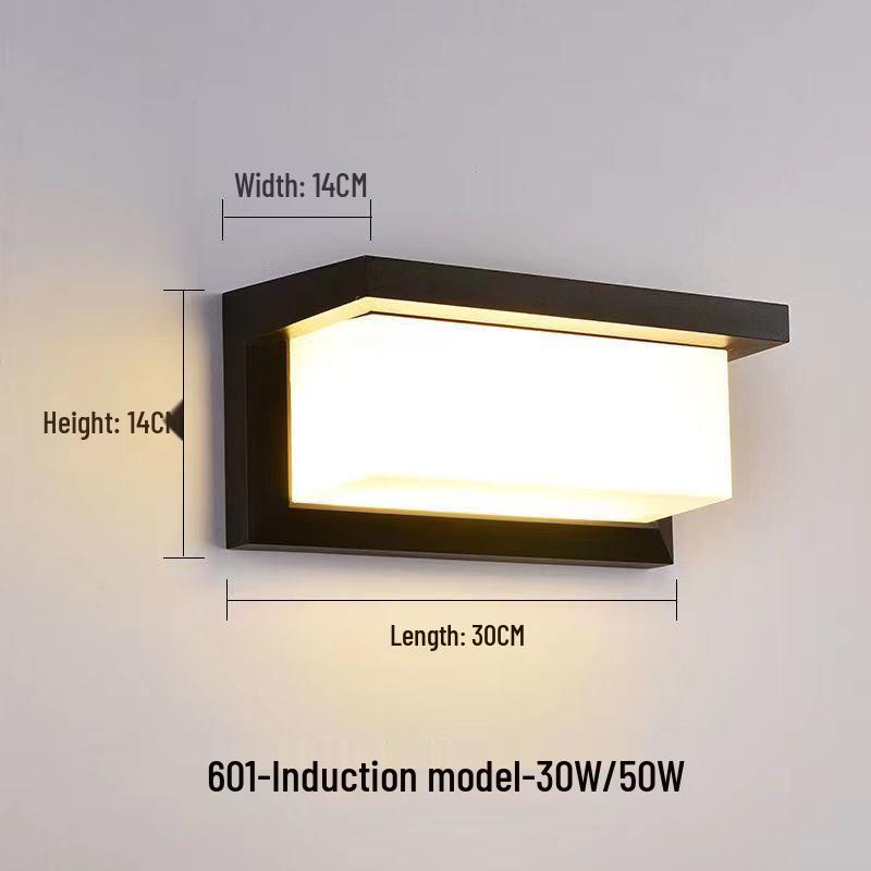 LED Waterproof Wall Light with Motion Sensor for Outdoor Garden or Balcony