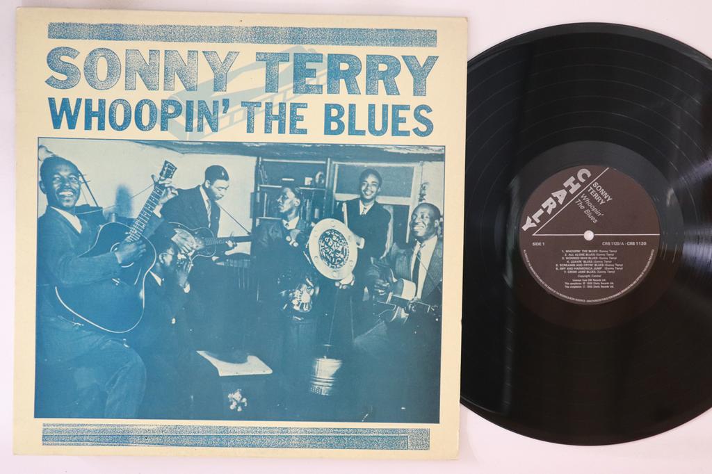 LP Record SONNY TERRY  Whoopin The Blues CRB1120 CHARLY RB 1986 UK Blues Used