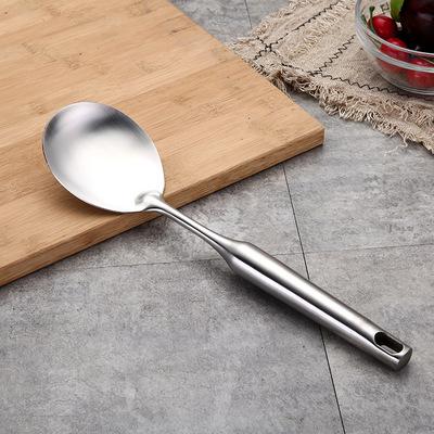 

Stainless Steel Cooking Tools, Kitchen Serving Utensils with Heat-resistant Handle - Turner Soup Spoon Strainer Pasta Server