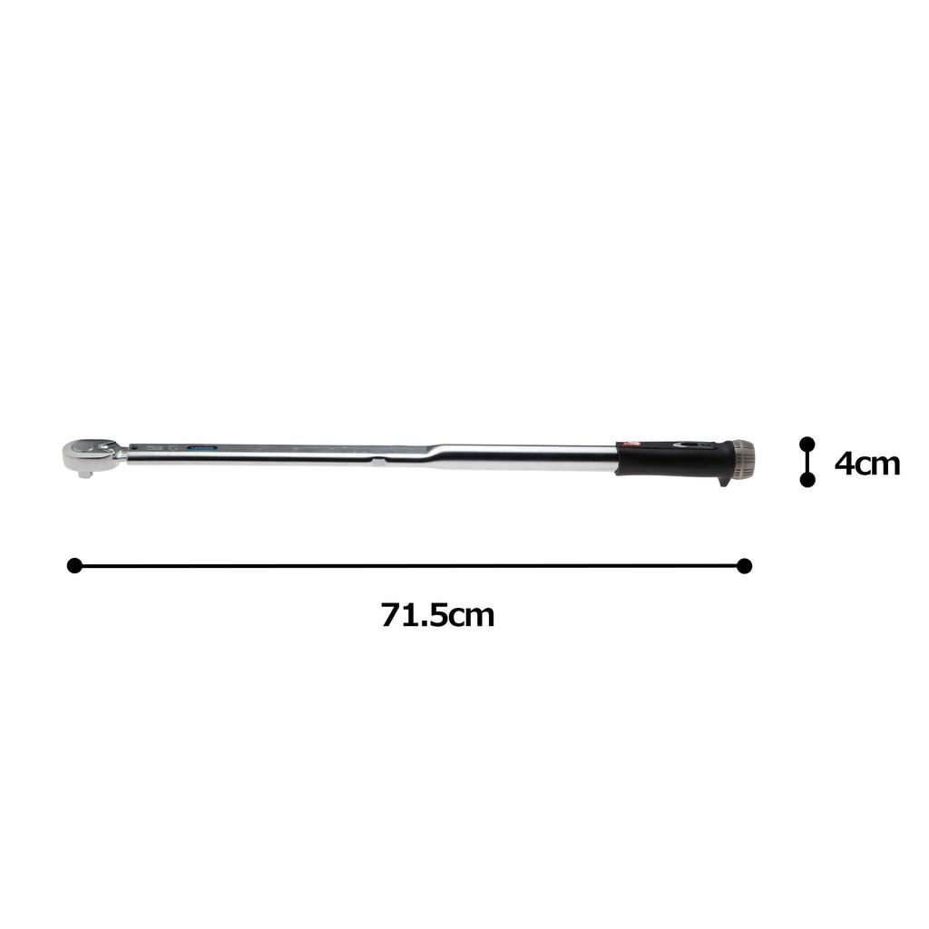 TONE Preset Torque Wrench Set (Direct Type), T4MN300-QL, 12.7mm (1/2") Drive, Black, 300N·m