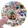 60 New Motocross Doodle Stickers Personalized Sports DIY Skateboard Suitcase Waterproof Stickers