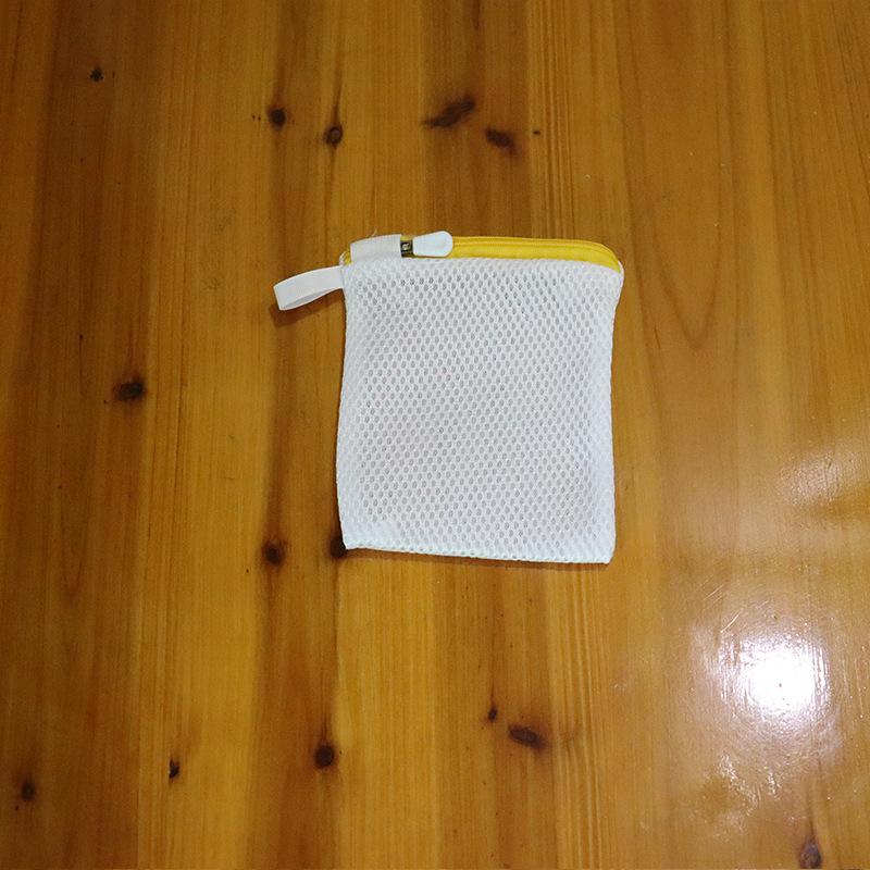 1pcs 10x10cm Laundry Sock & Small Item Storage Bags With Zipper Closure - Heavy-Duty Mesh Laundry Bags With Corner Design