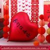 Extra Large Heart Balloon Honeymoon & Wedding Decoration Set