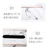 VIEAURA Tissue Case, Marble Pattern PU Leather, Stylish Interior Item