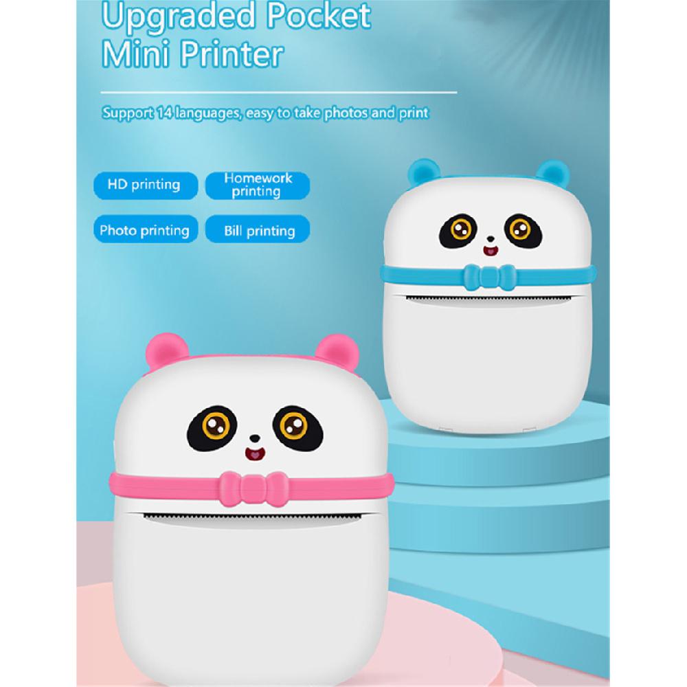 Mini Pocket Wireless Bluetooth Usb Thermal Printer For Labels And Stickers With Paper Roll