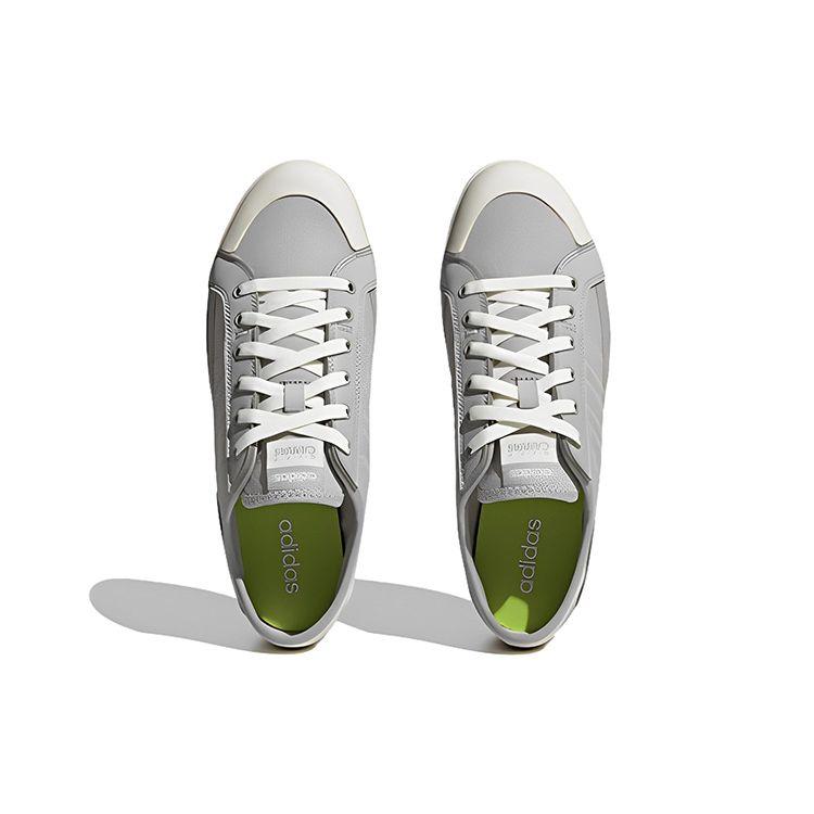 Adidas Neo City Canvas Slip Resistant Durable Lightweight Low Top Skate Shoes Unisex Sneaker Silver Gray IE0417