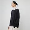 LESS 2023 Winter Collection Patchwork Turtleneck Sweater