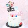 Paper Cupcake Toppers Cartoon Happy Birthday Cake Decoration  Kids Party Decor
