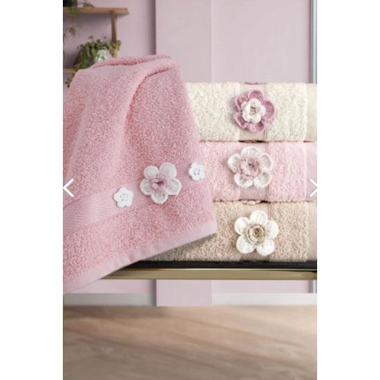 

Bukre Kutulu El Işlemeli Havlu Seti 4lü 50x85 Cm