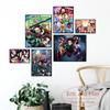 Japanese Anime Demon Slayer Posters And Prints Pictures On The Wall Vintage Poster Decorative Home Decor Tableau