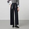 FivePlus Women's Straight-Leg Pants with Silk Scarf Belt