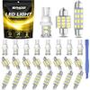 BANGO 24 Pieces Car LED Interior Light Bulbs, Non-Polarity Design with Removal Tool, Suitable for Car Dome Map Door Trunk License Plate Lights, Etc.
