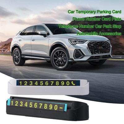Auto Car Truck Parking License Plate Temporary Stop Car Card Parking Car Phone In Card Number Phone Plate Temporary Number Y4N4