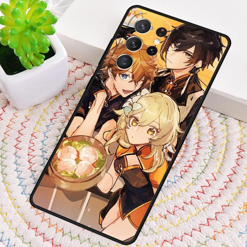 Genshin Impact Soft Silicone Phone Case For Samsung Galaxy Note 10 Pro S26 S25 S24 S23 S22 S21 Plus S25Ultra Capa Cover
