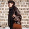 Women's Autumn/Winter Loose Warm PU Leather Jacket - European & American Street Style