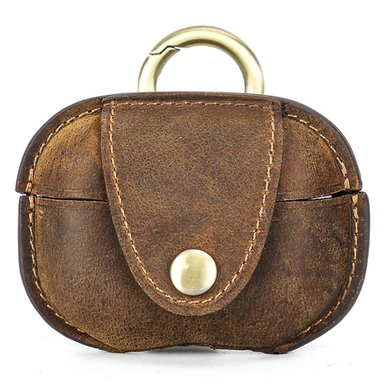 Handmade Genuine Leather Protective Case for AirPods Pro 2