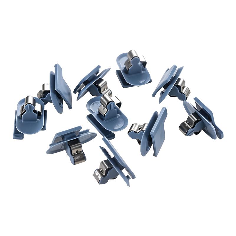 10Pcs Durable Plastic Car Fastener Clips Blue Universal for Opel Tailgate Boot Pillar Trim Replacement one size