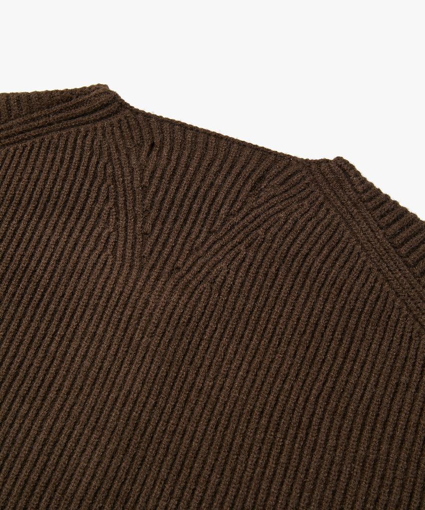 SUARE V-Neck Two-Way Zip-Up Knit - 4 Colors