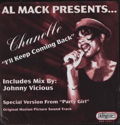 12inch Record AL MACK, CHANELLE - I'll Keep Coming Back KSS1033,KSS1033 King Street Sou 1995 US Dance & Electronica Used