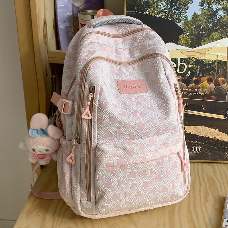 Girls Primary School Students Love Junior High School Students Backpacks Children High School Students Backpacks