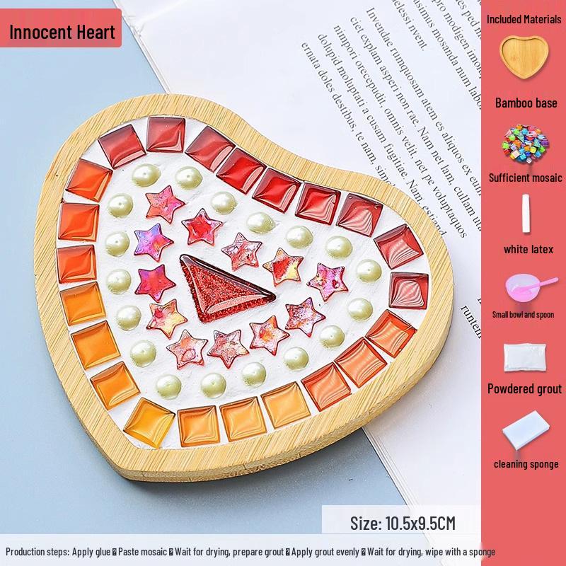 DIY Mosaic Coaster Kit for Kids: Creative Father's Day Craft