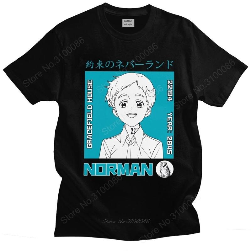 Gorgeous Tshirt Unisex Fashion Unisexga The Promise Neverland T Shirt Short Sleeved Soft Cotton Tshirt Casual Norunisex Japan Anime Tee