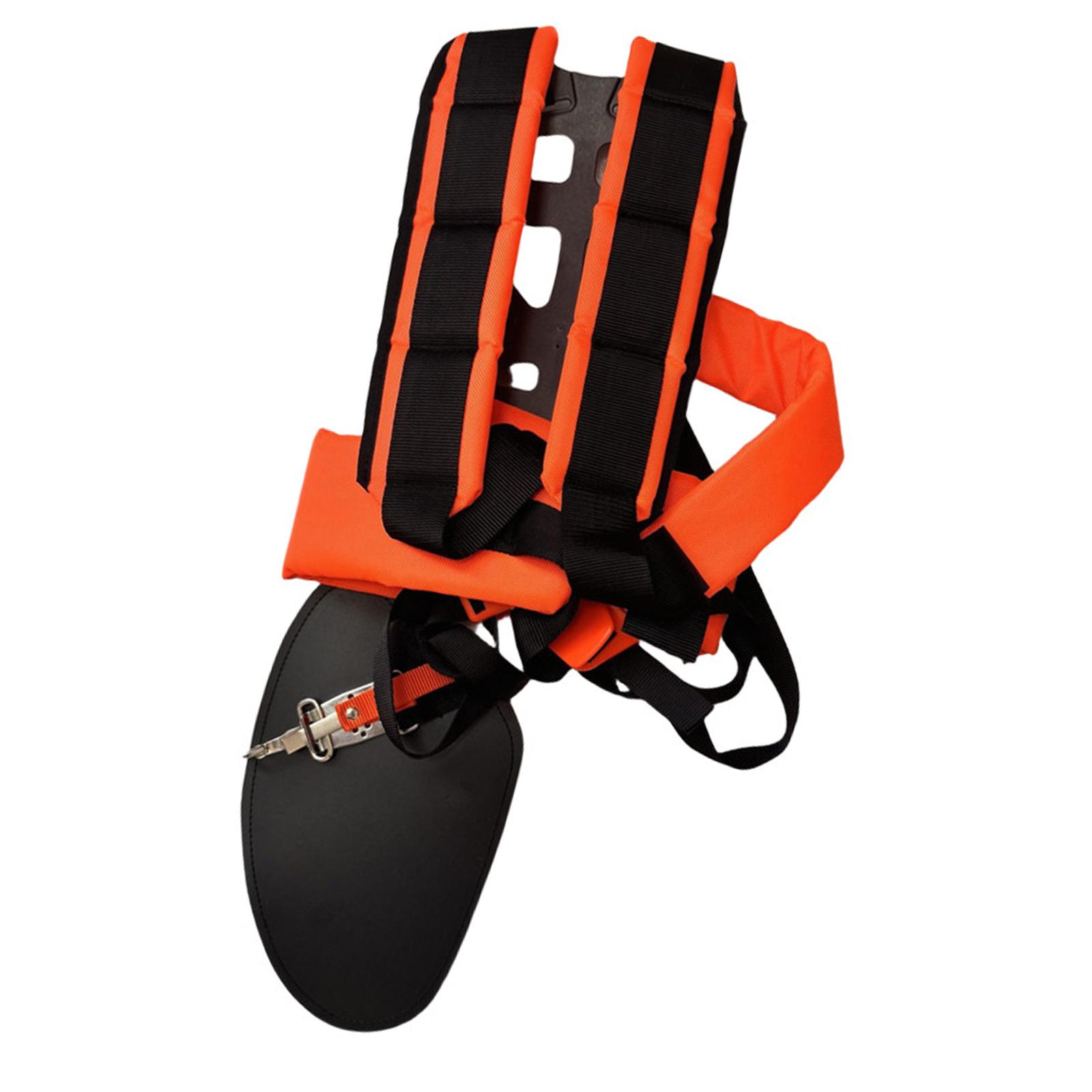 

Двойной плечевой ремень для триммера для сорняков, регулируемый ремень-подвеска с мягкой подкладкой, подходит для большинства воздуходувок и кусторезов