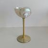 Originality Conch Wine Glass Goblet Handmade Banquet Natural Metal Glass Polishing Decoration Ornament Gift For Bar
