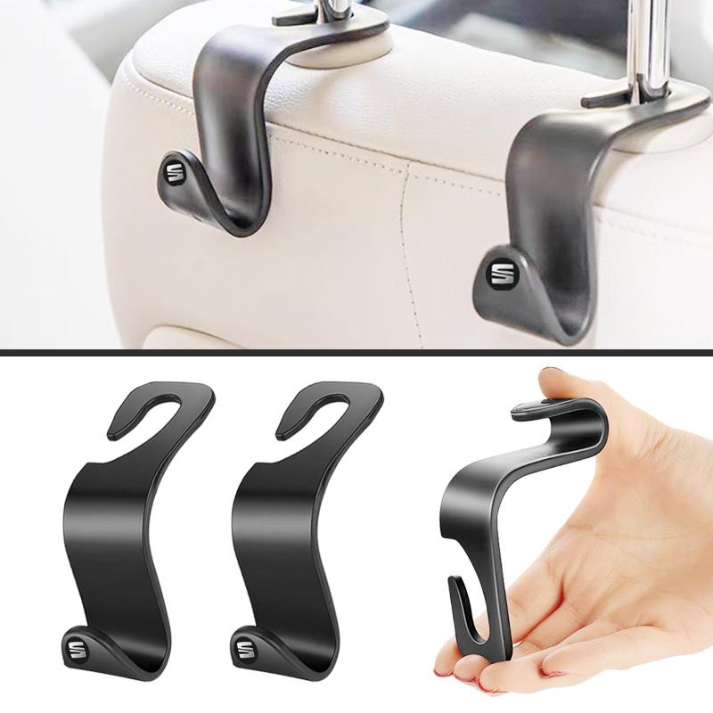 2/4Pcs Car Seat Hook Multifunctional Storage Hanger Car Styling for SEAT Leon FR 5 6 Alhambra MK3 MII Altea 5F Ibiza Toledo Cordoba