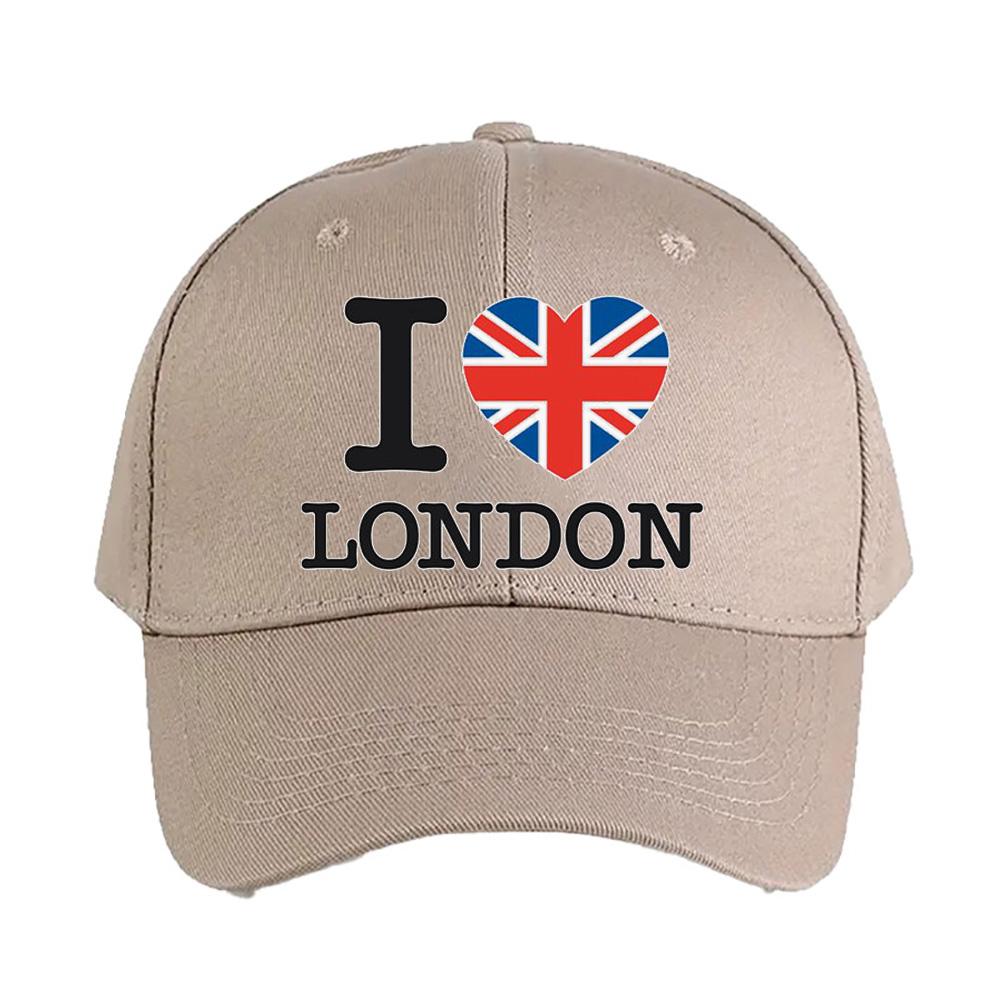 I Love London Cap summer woman Man Adult Hat Fashion Casual Adjustable Printed Baseball Caps Trucker Cap