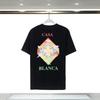 Cross-border Casablanca Summer New Casablanca Tropical Wind Summer Fruit Print Loose Short-sleeved T-shirt