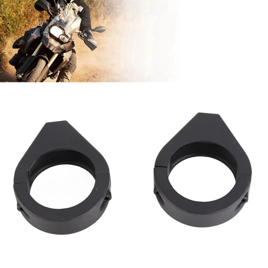 Aluminium Alloy Motorcycle Modified Turn Signal Light Mount Bracket 41mm Fork Clamps Black