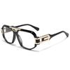 High Quality Stylish High End Designer Style Retro Trendy Travel Friendly Oversized Male Female Sun Glasses Top