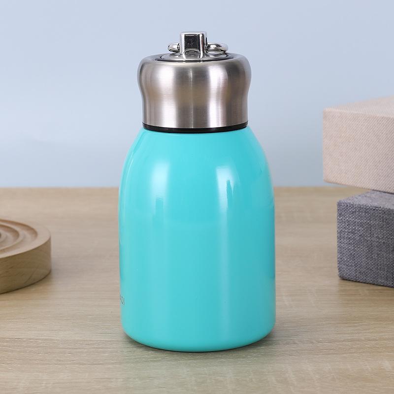 Mini 316 Stainless Steel Small Pangding Thermos Cup High Value with Carry Ring Portable Pocket Cup Outdoor Vacuum Water Cup