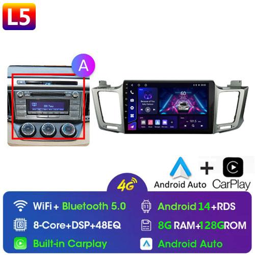 For Toyota RAV4 Rav 4 XA40 2012 - 2018 Android Car Radio Multimidia Video Player Navigation GPS Carplay Touch Screen Auto Stereo