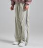 Beoteunseoul Contrast Tech Track String Pants (Light Grey)